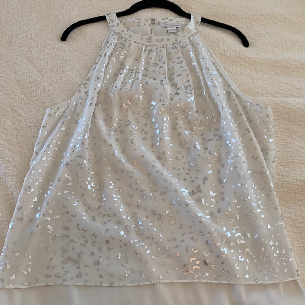 Diane Von Furstenberg Parvay Halter Blouse size 14